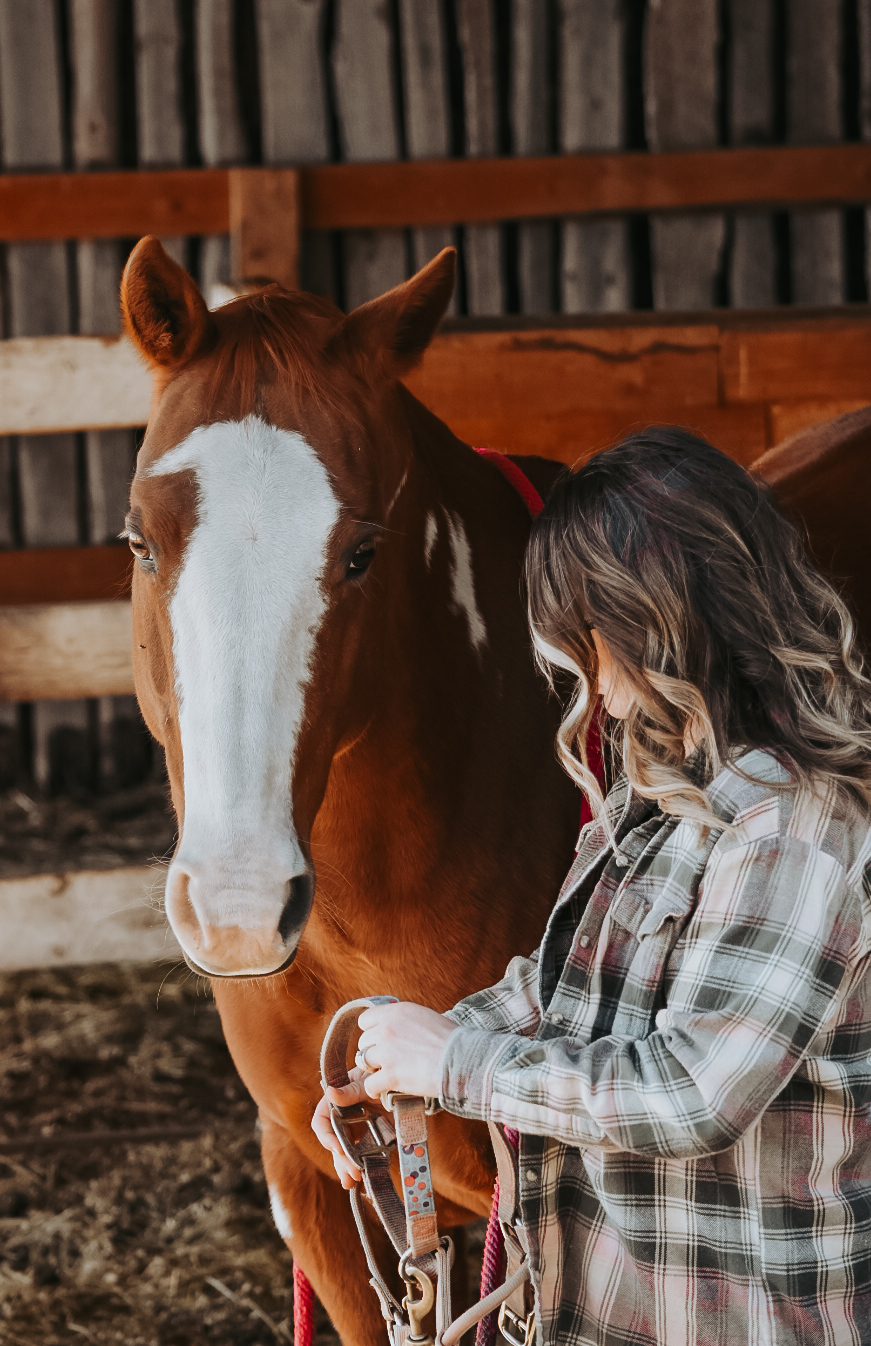 Photo of me with my Horse